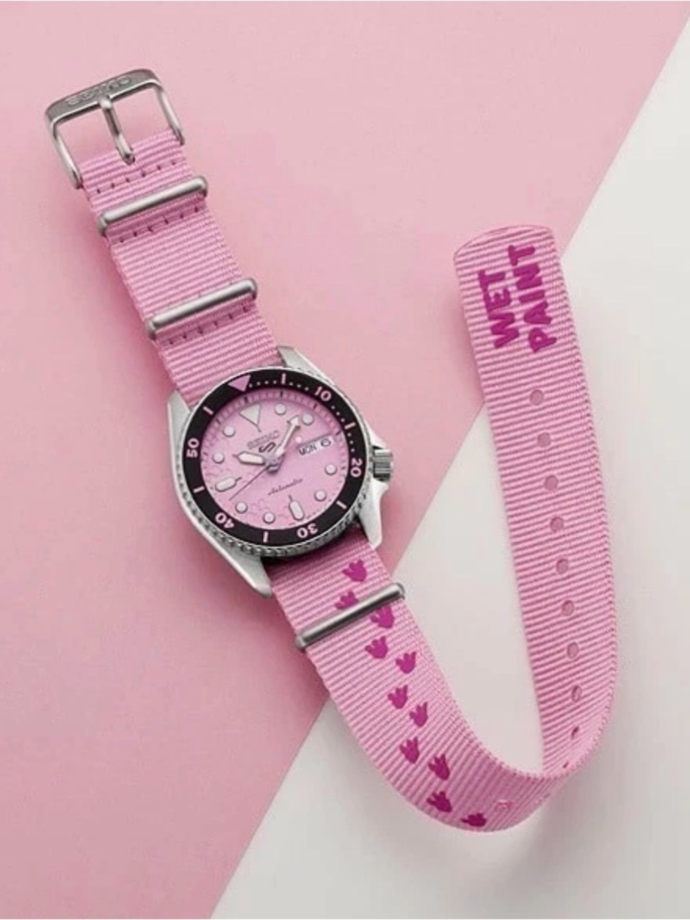Seiko 5 Sports SKX Series Pink Panther Limited Edition - Picture 5 of 6
